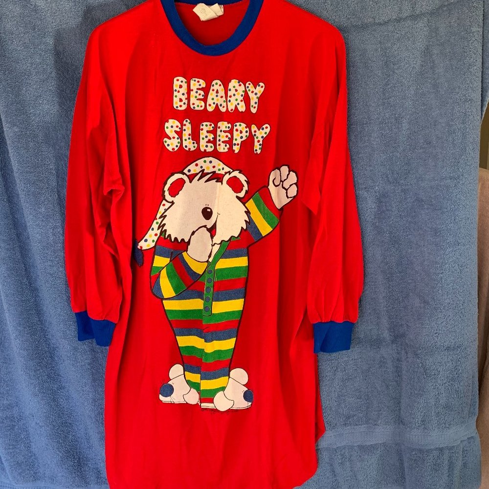 Ladies long sleeve night shirt